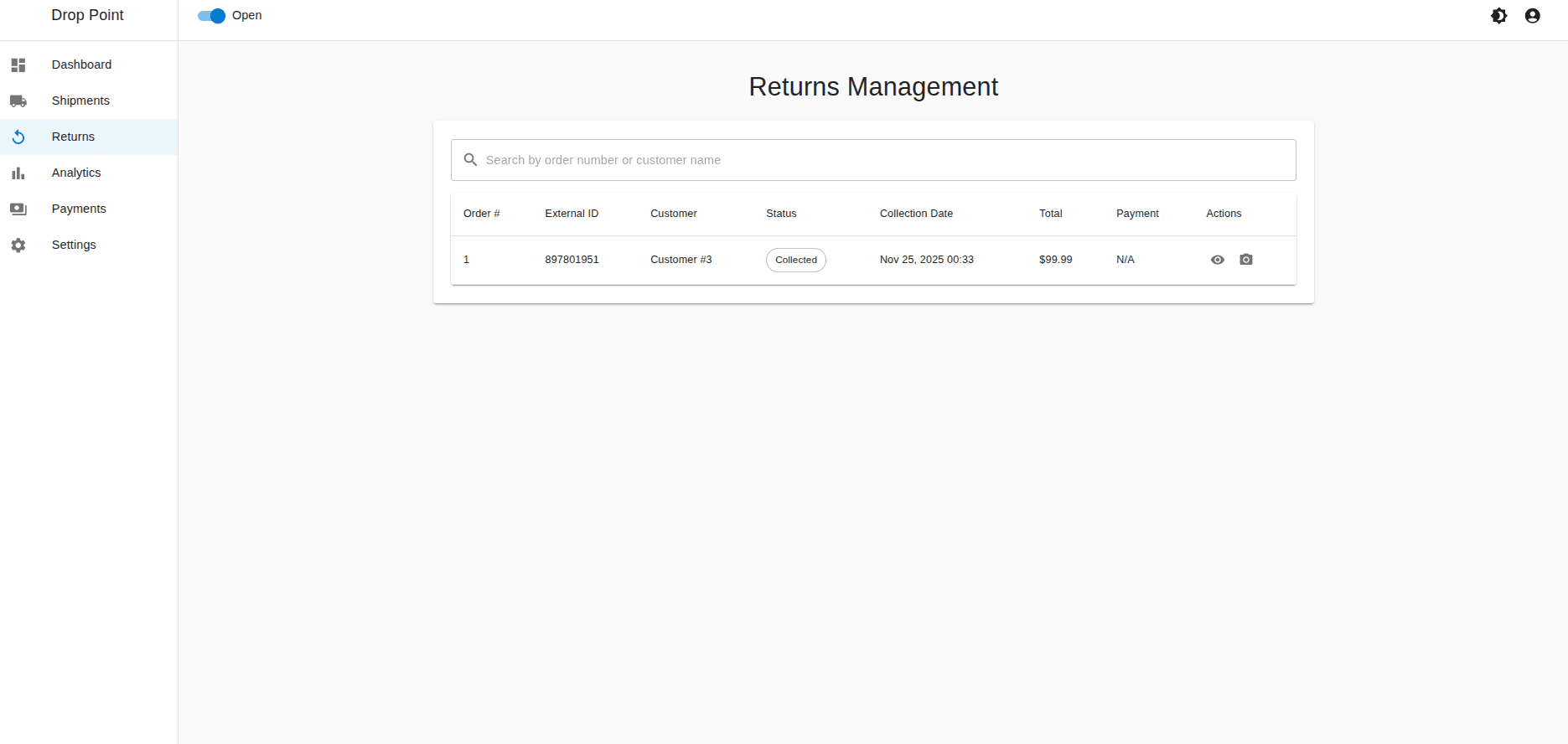 Return Management